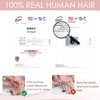 THD Clip-in Extensions, Real Hair, Pack of 1, 5 Clips
