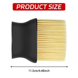 SWQS Automotive Interior Dusting Brush, Car Interior Cleaning Brush, Car Detailing Brush, Ultra-Soft Bristles Duster Brush for Car Interior, Dashboard, Leather, Baseball Umpire Gear Brush (Yellow)