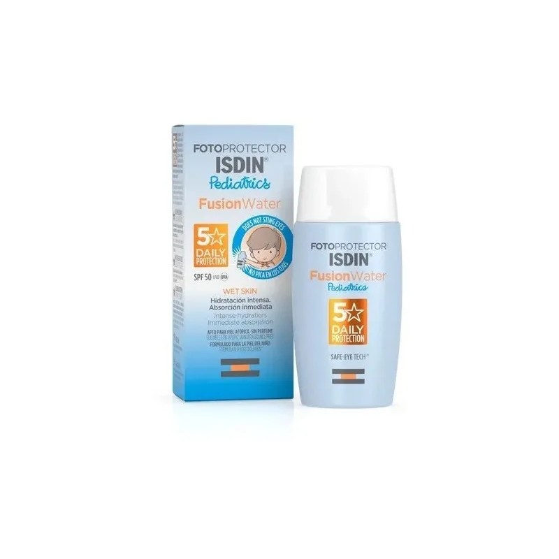 Protector Solar Fusion Water Kids SPF 50 Sin Color 50