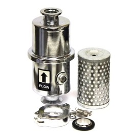 AI New EZ-Swap Vacuum Pump Exhaust Oil Mist Filter with KF25 Fittings for Degassing Chambers Vacuum Ovens