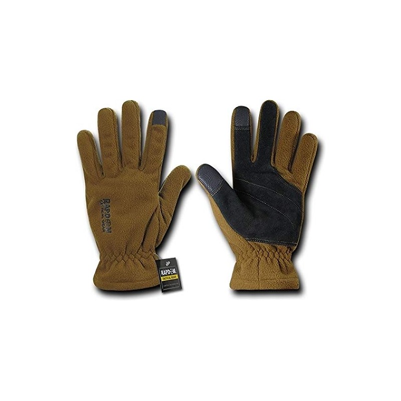 Rapdom Tactical Breathable Fleece Gloves, Coyote, X-Large
