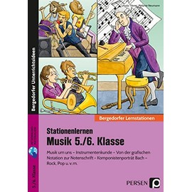 Stationenlernen Musik 5./6. Klasse: Musik um uns - Instrumentenkunde - Notation zur No tenschrift