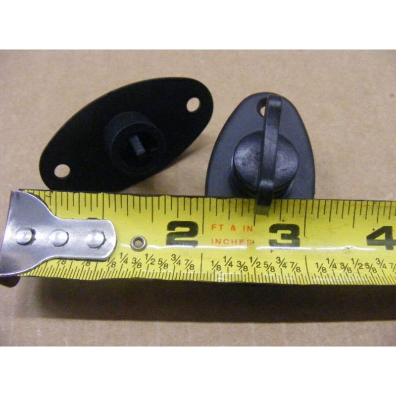 Marpac 54211 Windshield Window Quick Release Fastener PAIR Black Nylon