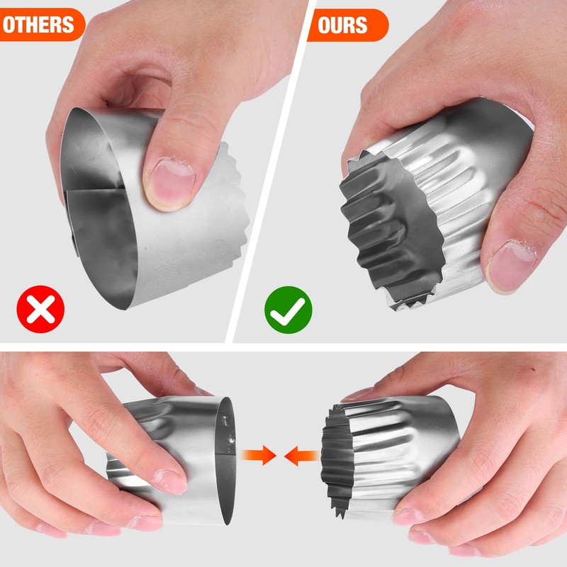 ValueMax 5-Blade Hand Crimper, Gutter Crimping Tool and Sheet Metal