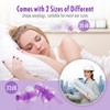 Hearprotek Sleeping Ear Plugs, 2 Pairs Ear Plugs Ultra Soft