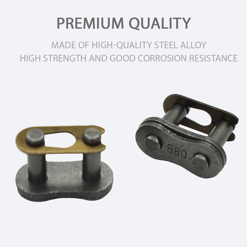 Sliding Gate Roller Chain Connecting Links for Chain Driven Sliding