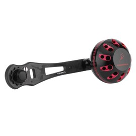 Gomexus CL75 Forged Carbon Reel Handle for Daiwa, Shimano Bait Reels, Single Handle, Seaborg, Saltiga, Ocea Conquest, Dual Axis Reel, Handle Replacement, 3.0 inches (75 mm), Handle Knob Included, Tai