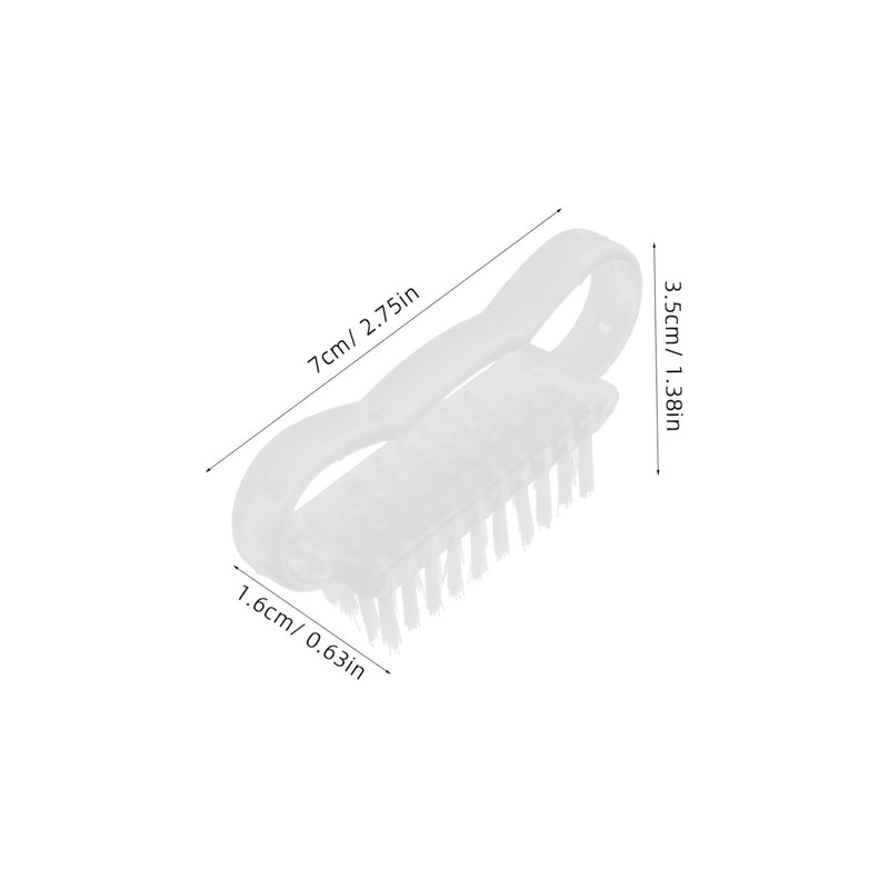 FOMIYES 10pcs Manicure Tools Fingernail Cleaning Nail Brush Nail Cleaning