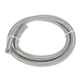 X AUTOHAUX AN8 1 Meter Braided PTFE Stainless Steel Car Oil Fuel Gas Line Hose