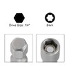 uxcell 1/4" Quick-Change Hex Shank 8mm Magnetic Nut Setter Driver