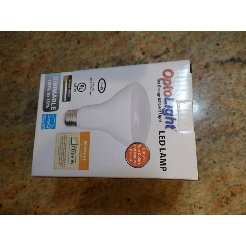 Optolight Set of 4 Optolight LED Lamps BR30 11W 2700K