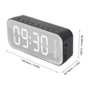 Bluetooth Speaker Alarm Clock Retro Small Multi Functional Desk Subwoofer