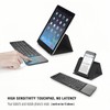 Guiheng Foldable Bluetooth Keyboard with Touchpad, Portable Wireless Keyboard Rechargeable