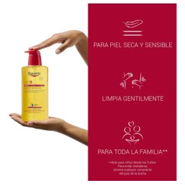 Aceite De Ducha Eucerin Ph5 Piel Seca Y Sensible 200ml