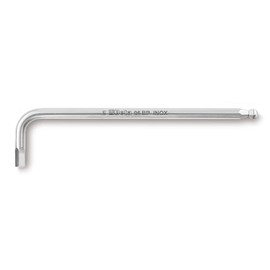 Beta 96BP INOX Stainless Steel, Ball End Metric Hex Key Allen Wrench, 4mm