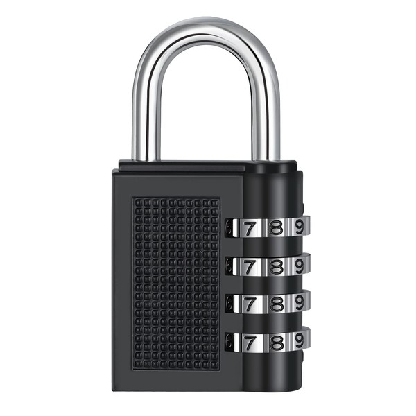 ZHEGE Combination Padlock for Locker, 4 Digit Combination Lock for
