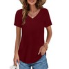 Elesomo Womens Cotton T Shirts Loose Casual Short Sleeve Summer