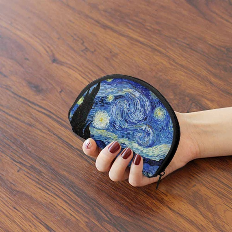 IBILIU Small Coin Purse Starry Night By Vincent Van Gogh