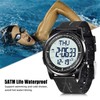 Beeasy Digital Watch Waterproof with Stopwatch Alarm Countdown Dual Time,