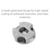 2 x 3/8 Inch 6-tooth Electric Chainsaw Sprocket Compatible with