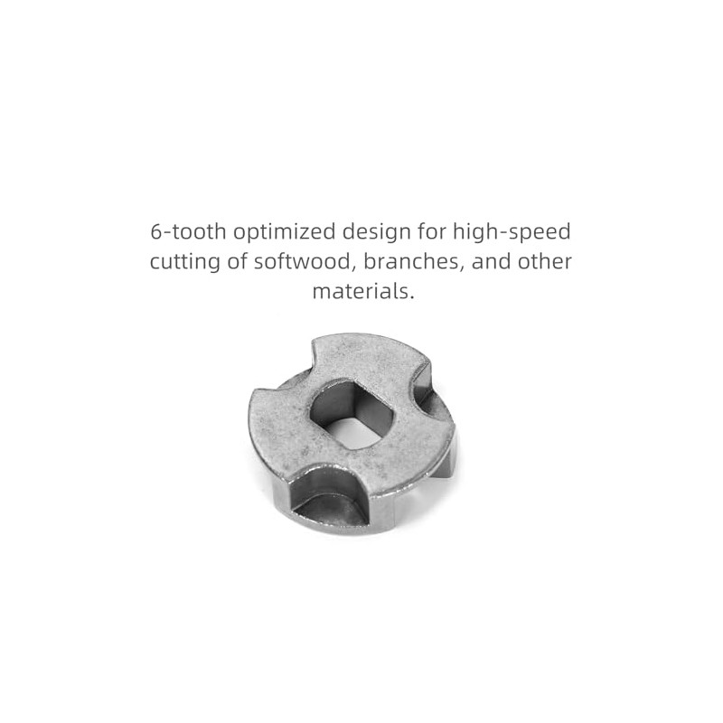 2 x 3/8 Inch 6-tooth Electric Chainsaw Sprocket Compatible with