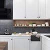 Home Expert Black Cabinet Knobs 15 Pack Solid Kitchen Cabinet