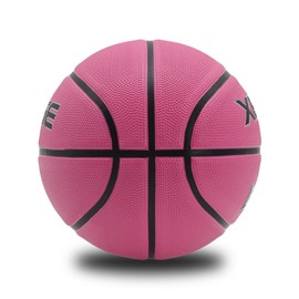 XEDGE Basketball 29.5” Size 7 Indoor Outdoor Rubber Basketball Set (Pink, Size 7(29.5"))