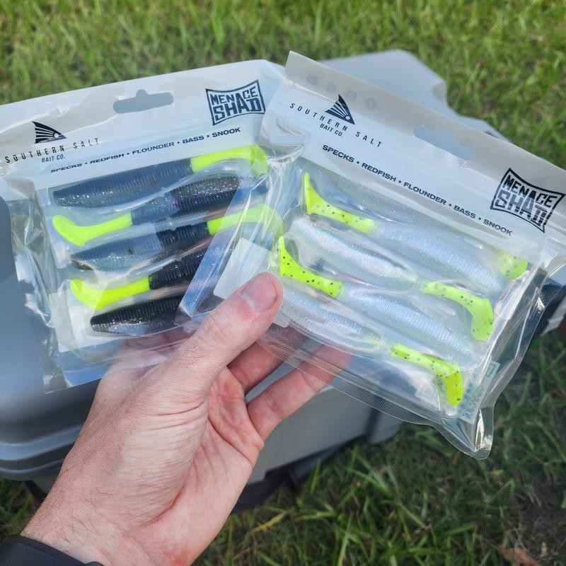Menace Shad - Southern Salt Bait Co. - Soft plastic