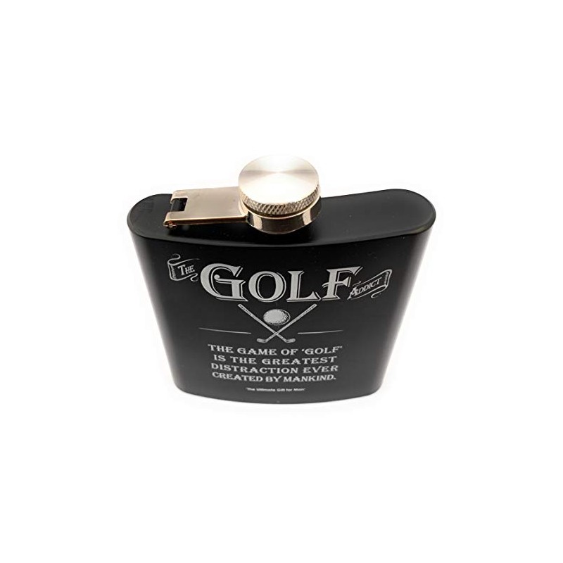 Arora Ultimate Gift for Man 8874 Golf Hip Flask, Multicolour,