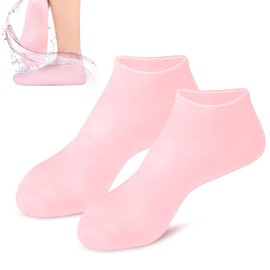 Calcetines hidratantes para el talón - Calcetines para el cuidado de los pies - Calcetines humectantes exfoliantes anti-agrietamiento - Calcetines de pedicura para suavizar la piel(2pcsXL(42-44))