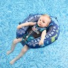 Mambobaby Float Self-Inflating Baby Swim Float with Canopy, Compressible Folding