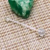CHARMONLINE 14G Heart Flexible Clear Acrylic Pregnancy Belly Button Ring