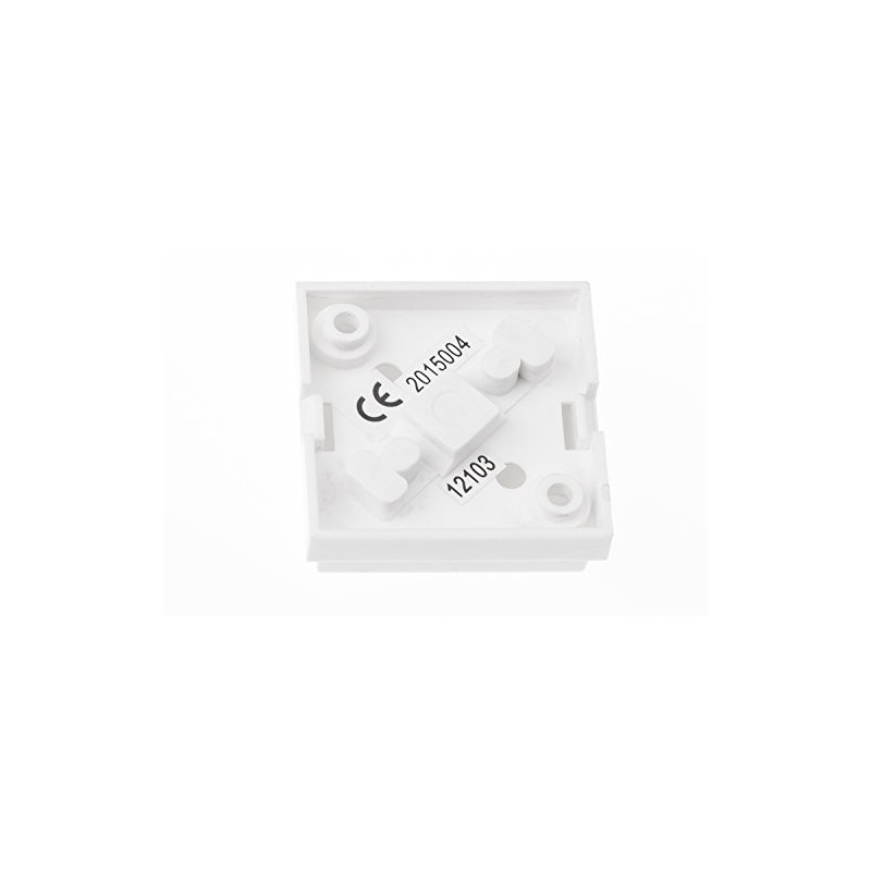 HUBER Surface-Mounted Door Bell Push 1-Way Polystyrene Door Bell Push