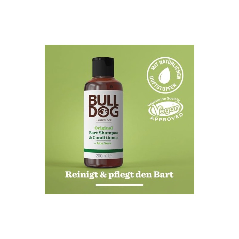 Bulldog Original Men's Beard Shampoo & Conditioner 200 ml
