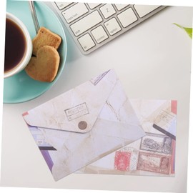 Gadpiparty 60pcs Retro Mini Envelopes Small 2x3 Paper Envelopes for Invitations and Greeting Cards Vintage European Style