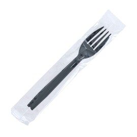 Daikoku Industry Co., Ltd. Fork Individual Packaging 100 Bags #160 Black
