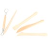 Wooden Pottery Clay Craft Sculpting Modeling Tools DIY Carved Art