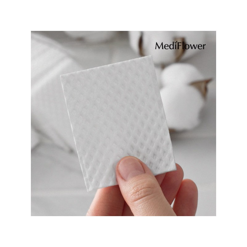 Mediflower 메디플라워 대용량 클린 코튼 엠보싱 화장솜 메가팩 1000매x3 Mediflower