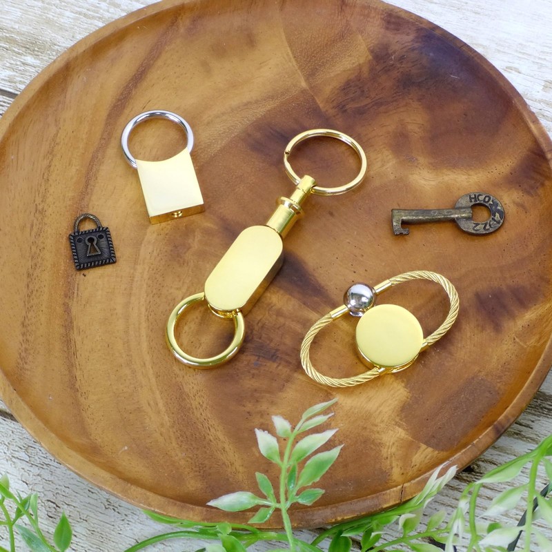 FX-WG01 Business Key Chain Loop Key Ring Ac Wire Keychain