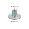 sourcing map M5 T-Nuts, 24pcs Carbon Steel Tee Nut Round