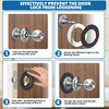 Vizava 1 Pcs Upgraded Door Knob Plates with Double-Sided Tape