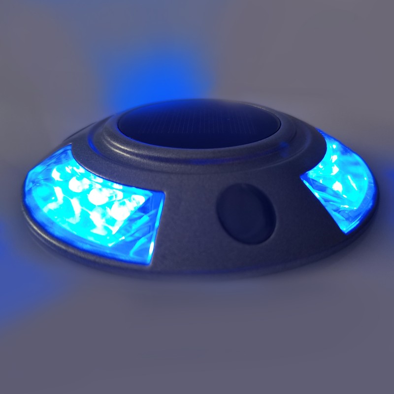 Solar Deck Lights Driveway Dock Lights 12 Led IP68 Waterproof