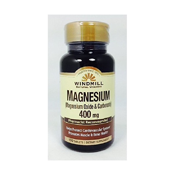 Windmill Magnesium 400 Mg Tablets, 100.0 Count