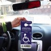 2 Pack Portable Handicap Placard Holder | Disability Placard Holder