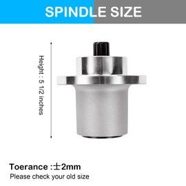 (3) Replaces Spindle 783506+(3) Replaces Blade 795757, 48 Inch Deck Rebuild Kit for Hustler TrimStar FasTrak SD Z4