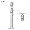 sourcing map Solid Carbide Drill Bits, 3.6mm C2/K20 Tungsten Carbide