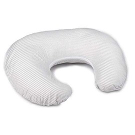 Vizaro - Cover for Nursing/Breastfeeding Pillow - - 100% LUXURY COTTON - Made in EU - SAFE FOR BABIES - C. Grey Stripes