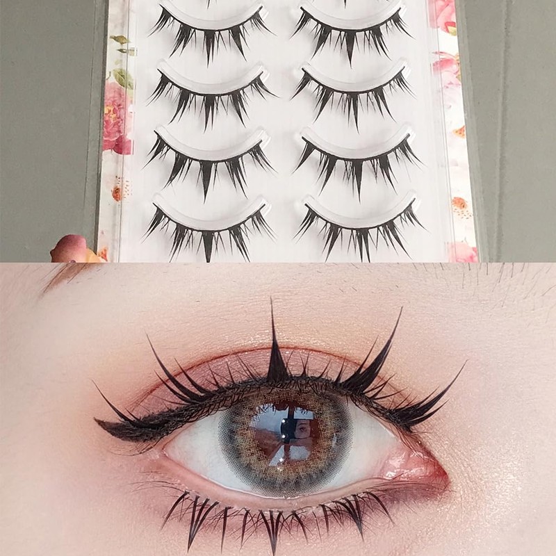 False Eyelashes, Natural Popular Upper Eyelashes, Short, Thick, Popular Black,