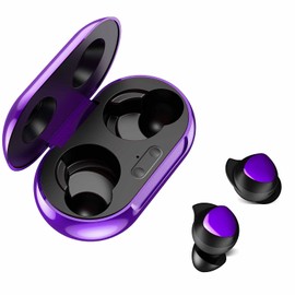 Urbanx Street Buds Plus True Bluetooth Earbud Headphones for LG F60 - Wireless Earbuds w/Noise Isolation - Purple (US Version with Warranty)