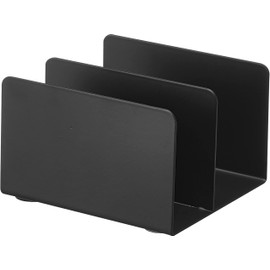 Yamazaki 1950 Face Mask, Stand, Black, W3.1 x D 3.0 x H 2.0 inches (8 x 7.5 x 5 cm), Tower Divider, Storage